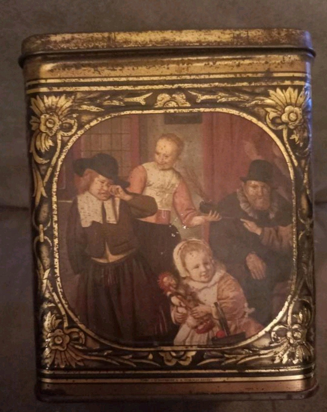 Vintage Demaret Jan Steen blik - Chocolatier Confiseur, Verzamelen, Ophalen of Verzenden, Gebruikt, Overige, Overige merken