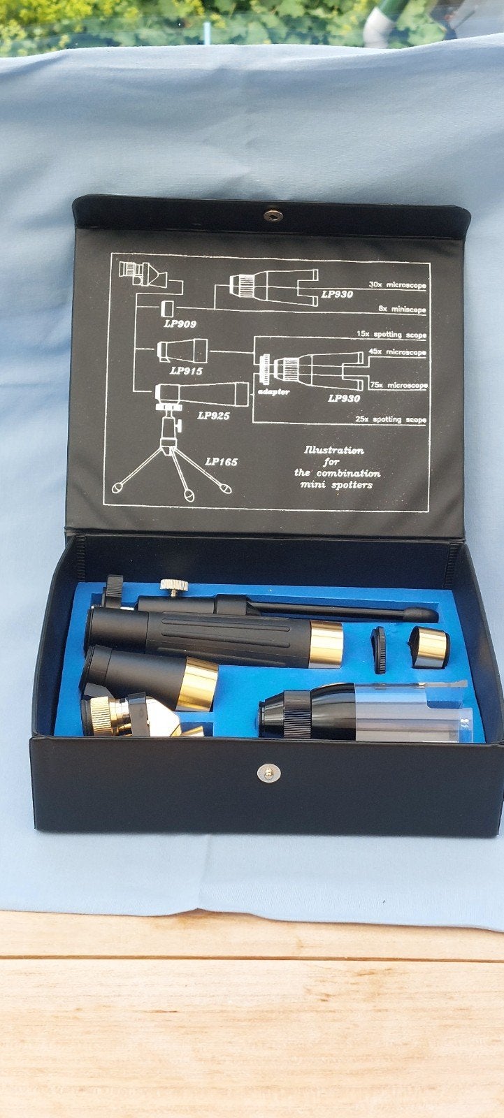 Mini Microscoop & Spotting Scope Setje met Statief, Ophalen of Verzenden, Zo goed als nieuw, Minder dan 400x, Biologische microscoop