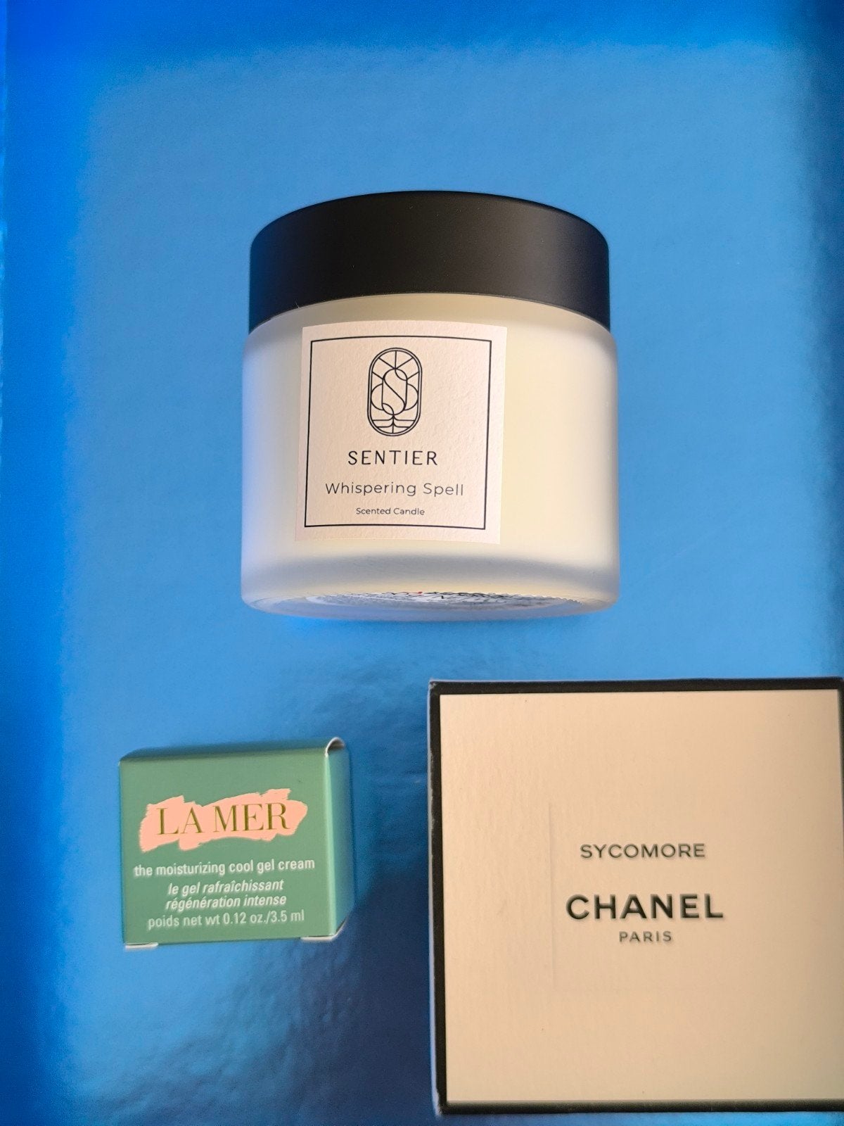 La Mer, Chanel Sycomore & Sentier Kaars Set, Ophalen of Verzenden, Nieuw