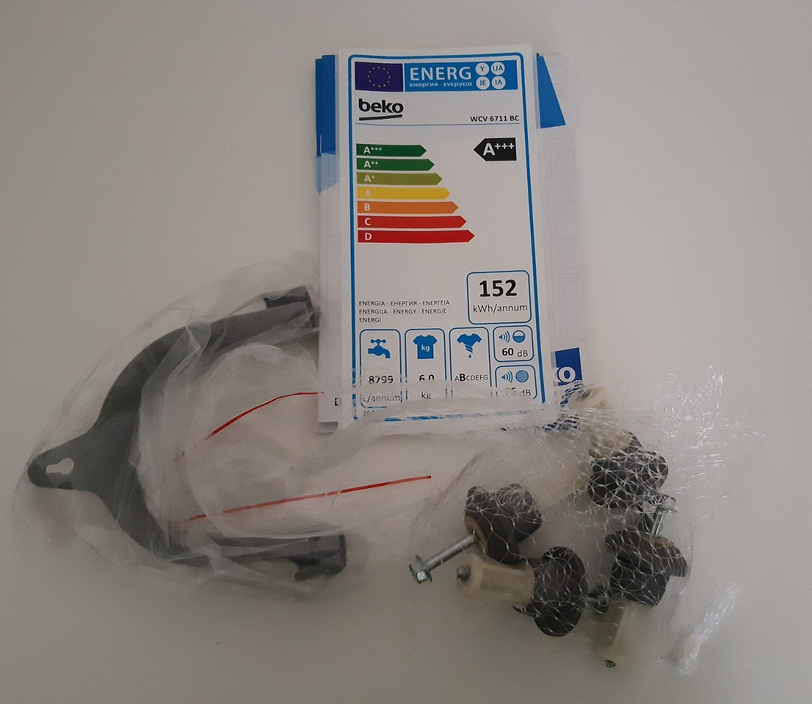 Onderdelen wasmachine, Ophalen