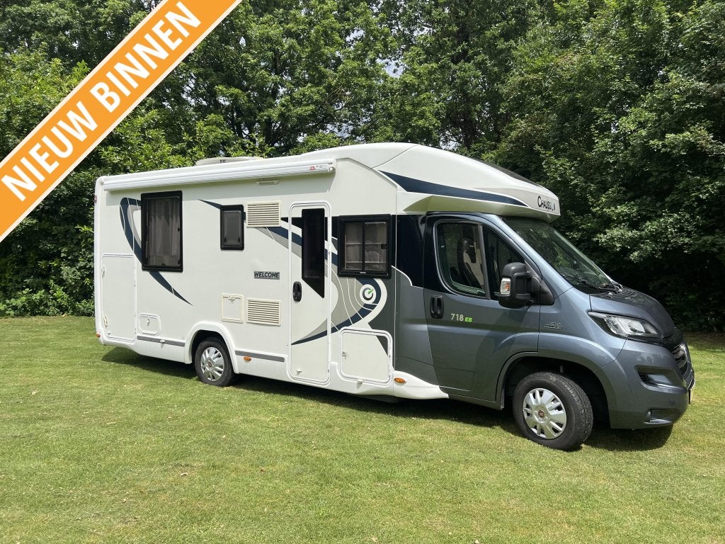 Chausson Welcome 718 EB | Euro 5 | 35.800 Km | Queensbed, Caravans en Kamperen, Koelkast, Airbags, 7 tot 8 meter, 7 tot 8 meter