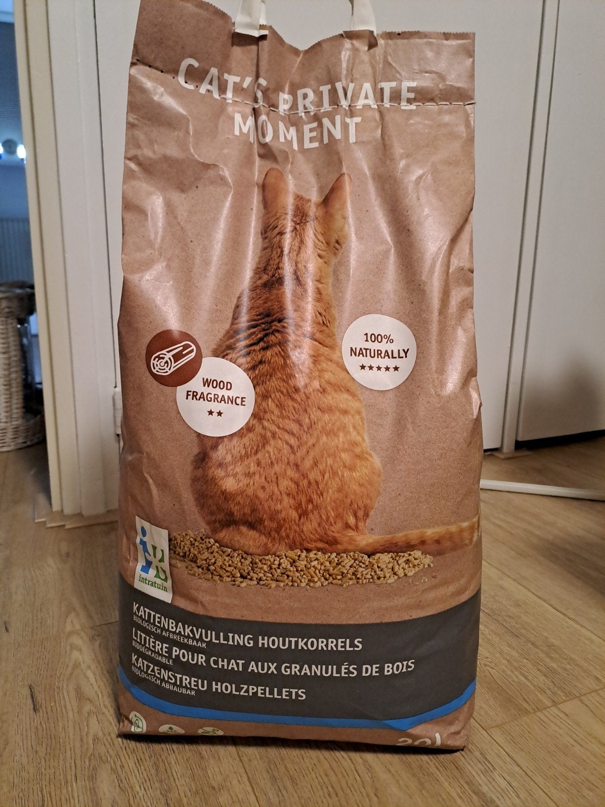 Kattenbakvulling houtkorrels., Ophalen, Nieuw