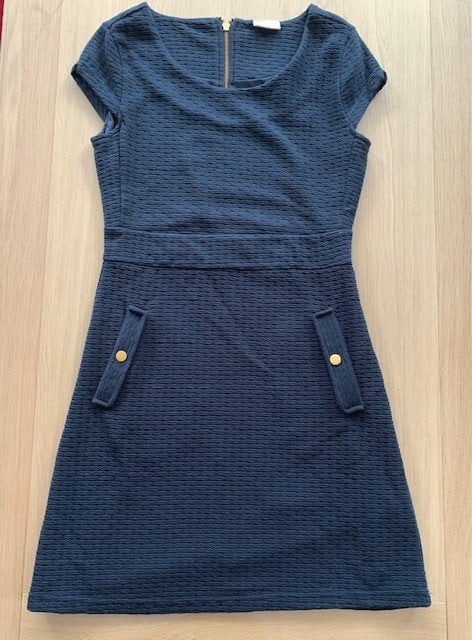 Zomer Jurkje , van Vila, maat Medium, zgan (R139), Blauw, Vila, Ophalen of Verzenden, Zo goed als nieuw
