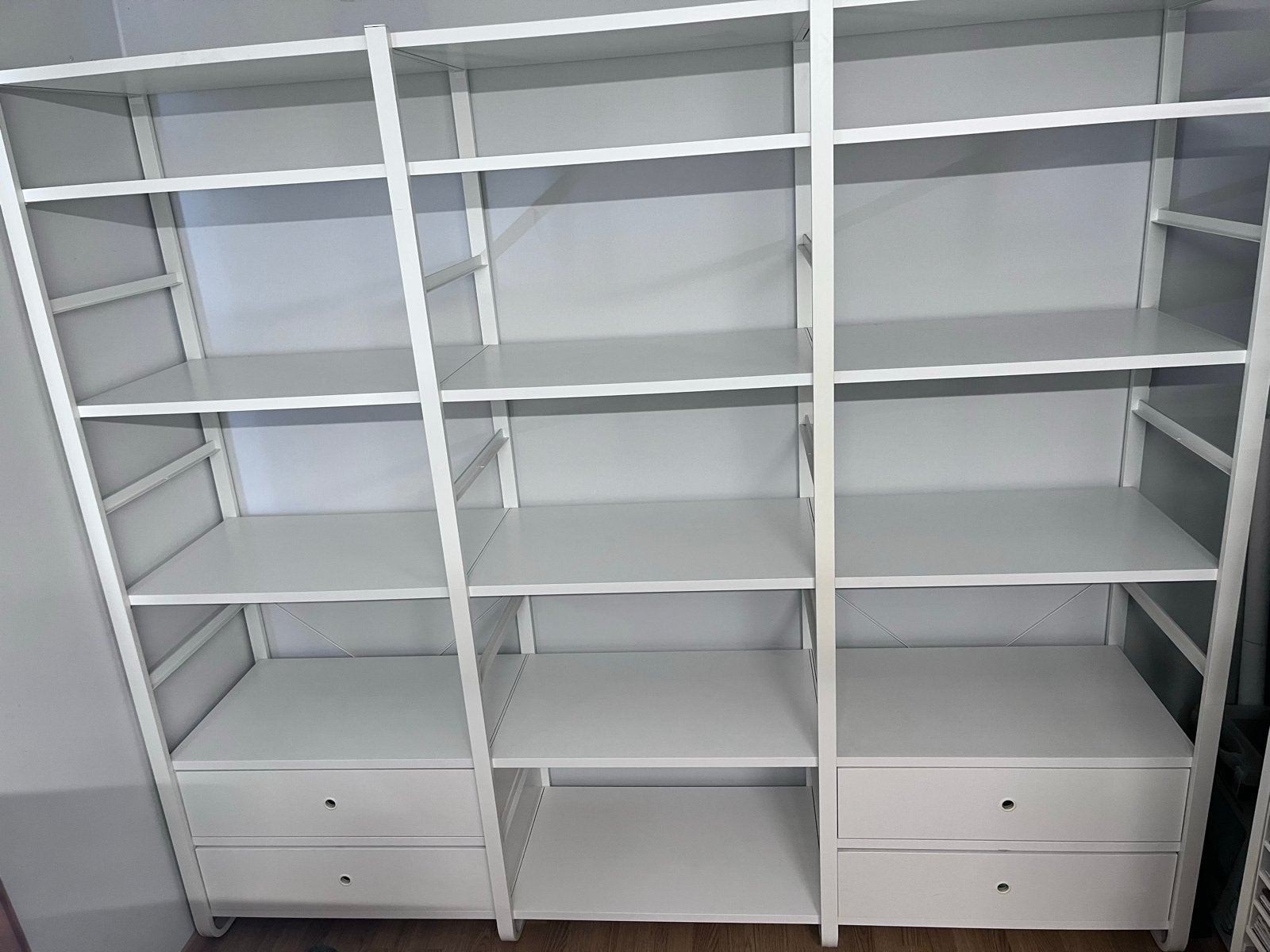 Ikea Elvarli open kast met lades - 245x51x216 cm, Huis en Inrichting, Ophalen, Overige materialen, Gebruikt, 200 cm of meer