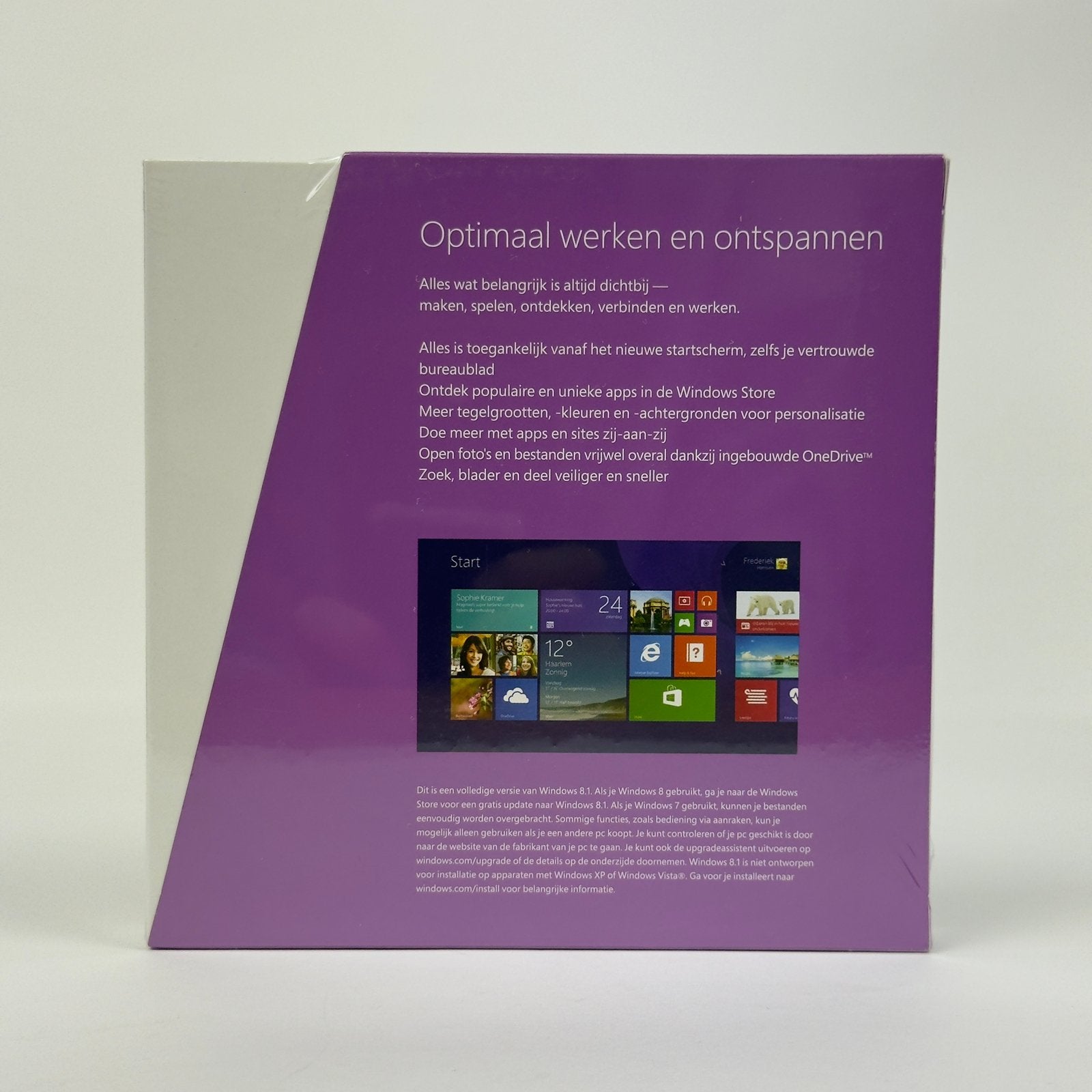 Microsoft Windows 8.1 Volledige Versie Retail DVD NL – Nieuw, Computers en Software, Besturingssoftware, Ophalen of Verzenden