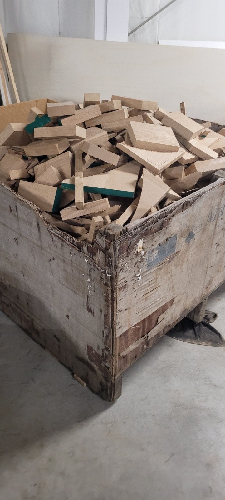 Droog Eiken Haardhout: Blokken en Latjes, 3 tot 6 m³, Ophalen, Eikenhout, Blokken