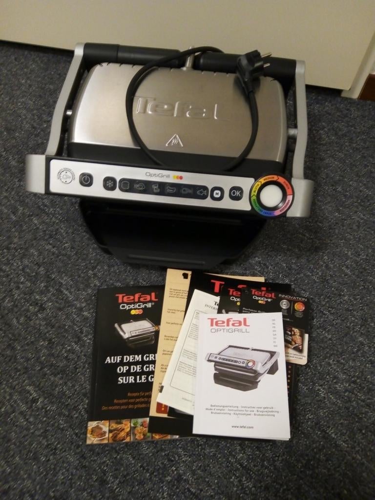 Tefal Optigrill GC705D16/79A, Ophalen of Verzenden, Zo goed als nieuw