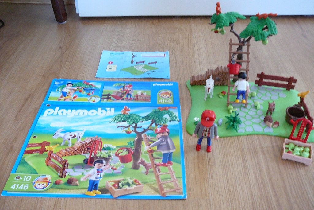 Playmobil appeloogst (4146) / compleet / NIEUWSTAAT, Complete set, Overige typen, Ophalen of Verzenden, Zo goed als nieuw