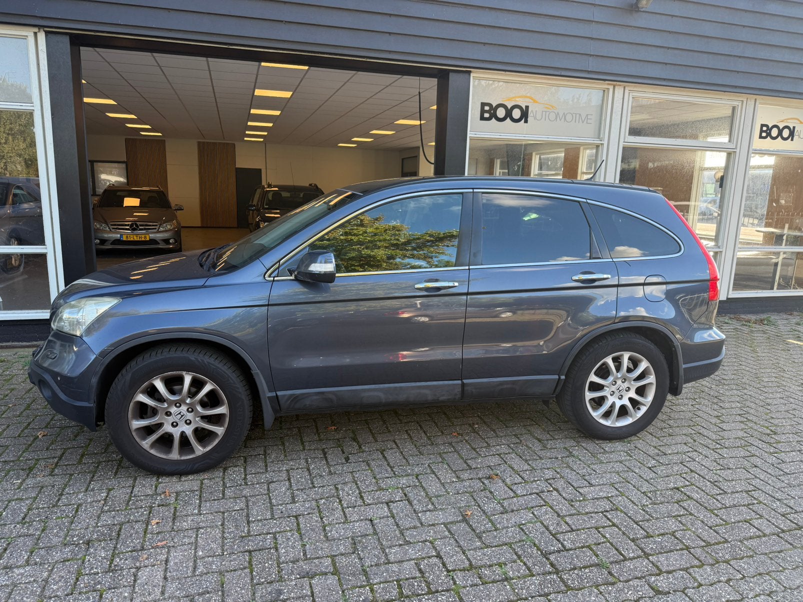 Honda CR-V 2.0 AUT 4x4. leder navi camera panoramdak, Auto's, Automaat, Zwart, Bedrijf, Vierwielaandrijving