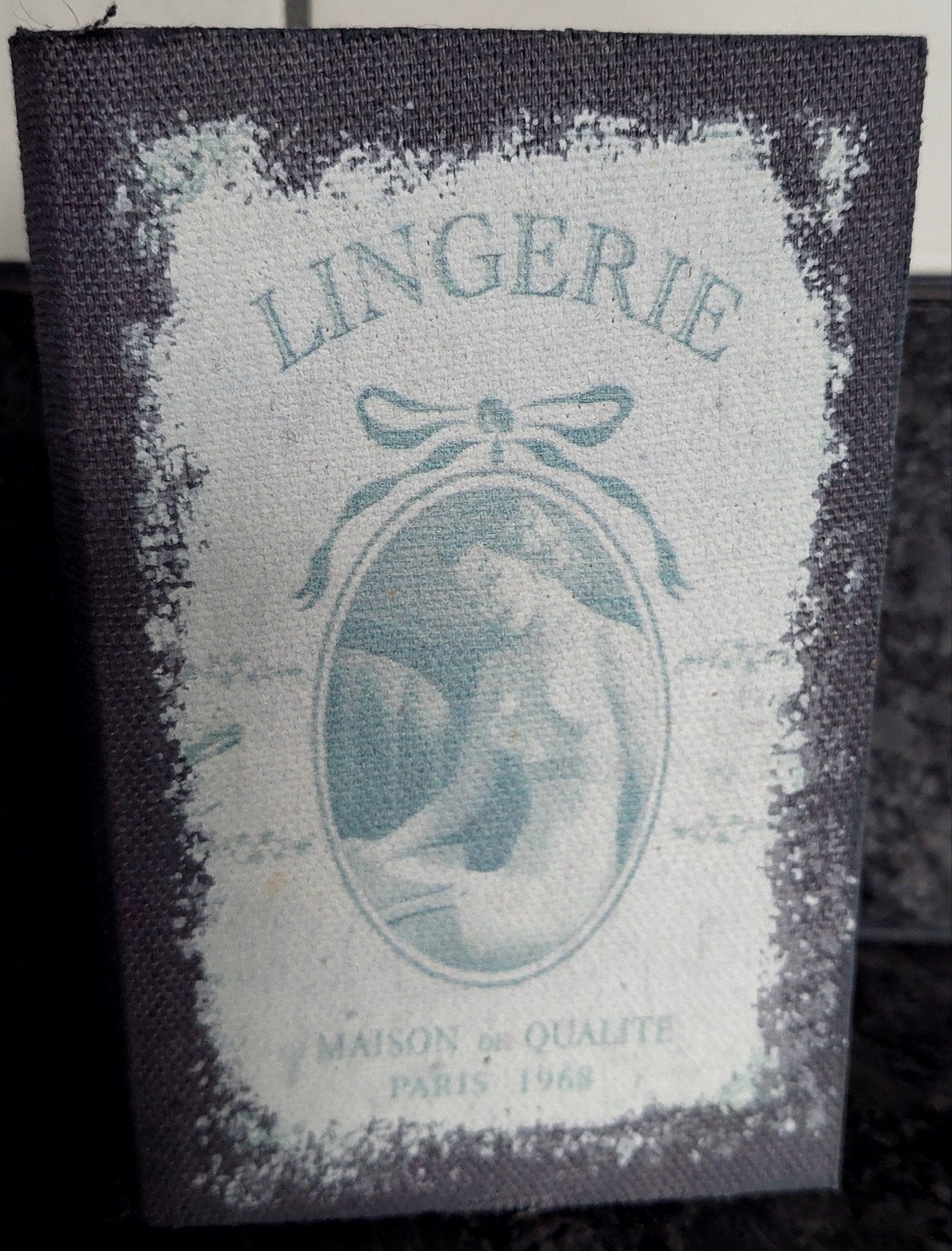 Opberg boekje met franse tekst, Vintage, Meerkleurig, Overige materialen, Ophalen of Verzenden