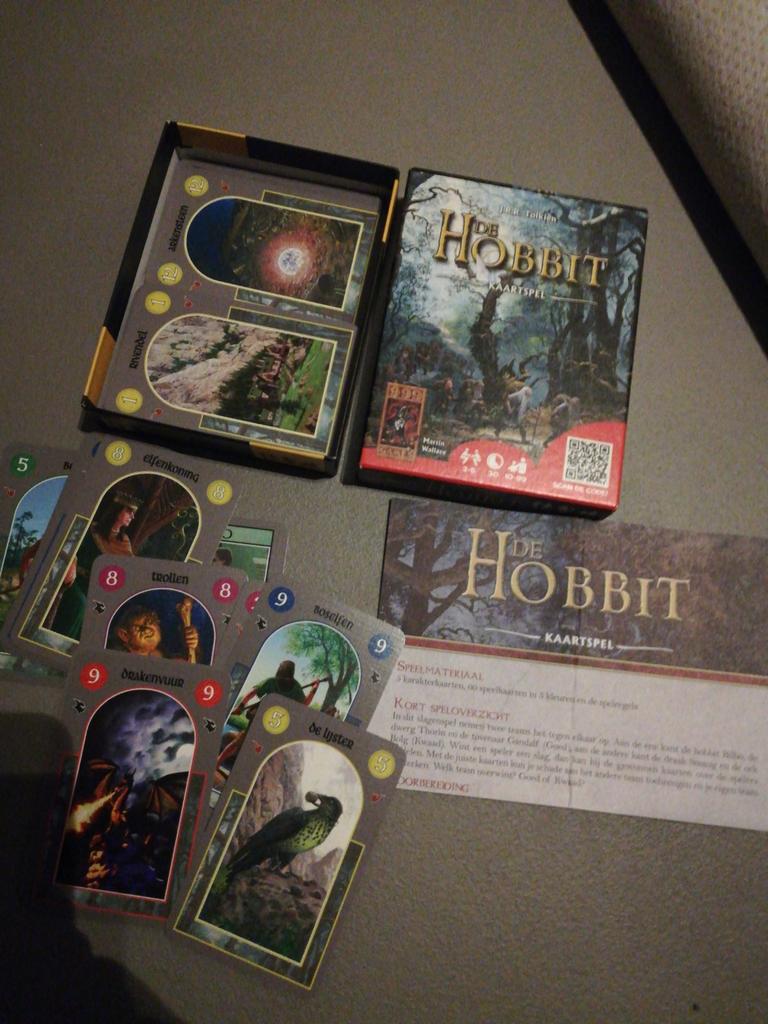 De Hobbit, kaartspel, Vijf spelers of meer, Ophalen of Verzenden, Zo goed als nieuw