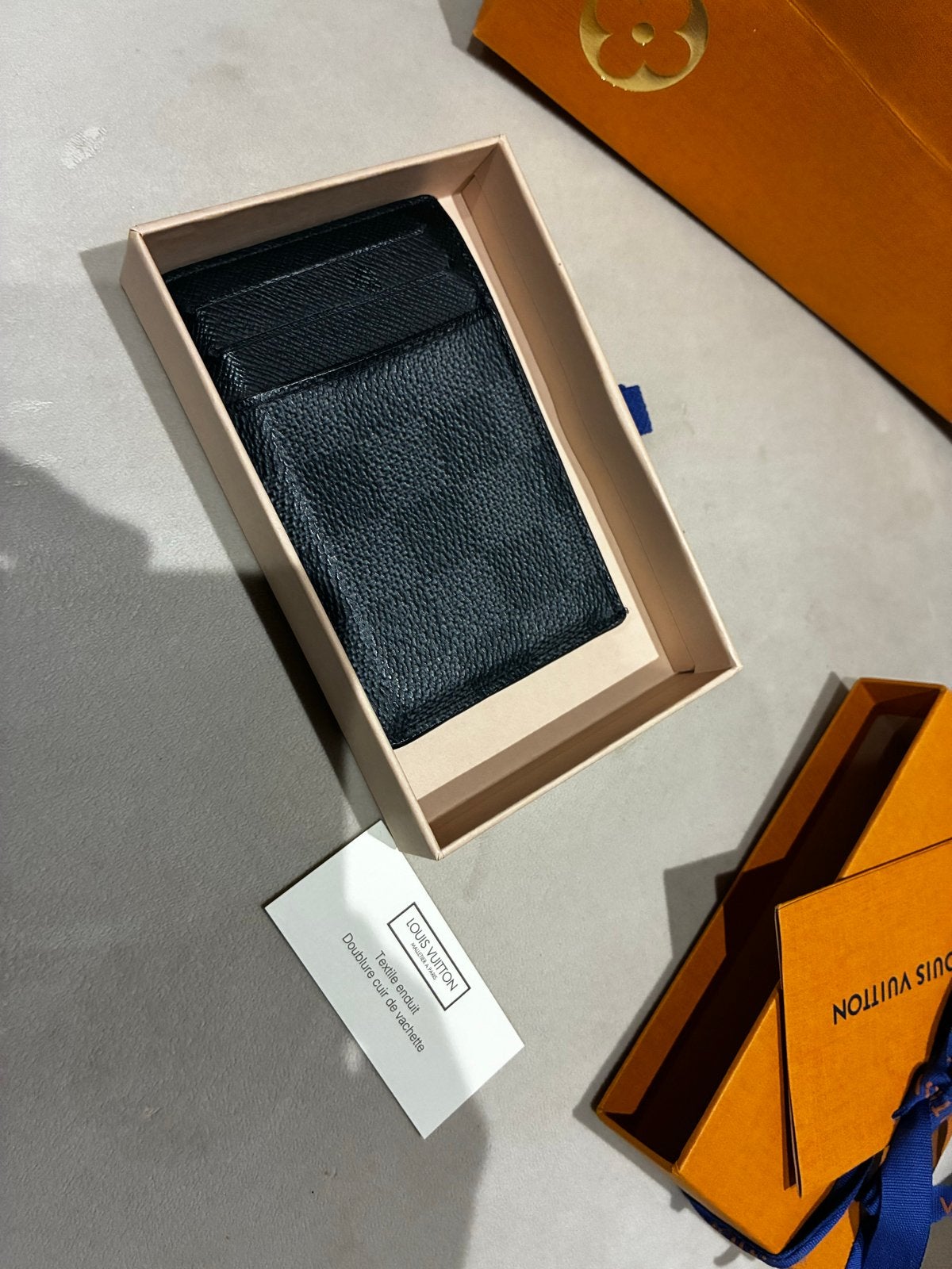 Louis Vuitton Kaarthouder - Uitstekende Staat, Overige merken, Zwart, Ophalen of Verzenden, Zo goed als nieuw