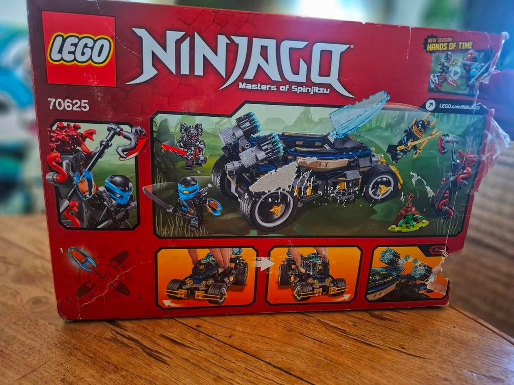 Lego Ninjago 70625 Nya's Samurai VXL - bijna complete set, Gebruikt, Lego, Ophalen of Verzenden, Ninjago