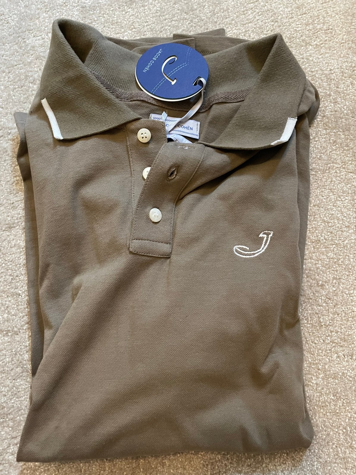 Jacob Cohën Polo Shirt - Nieuw met kaartjes, Kleding | Heren, Polo's, Verzenden, Nieuw, Maat 48/50 (M), Bruin