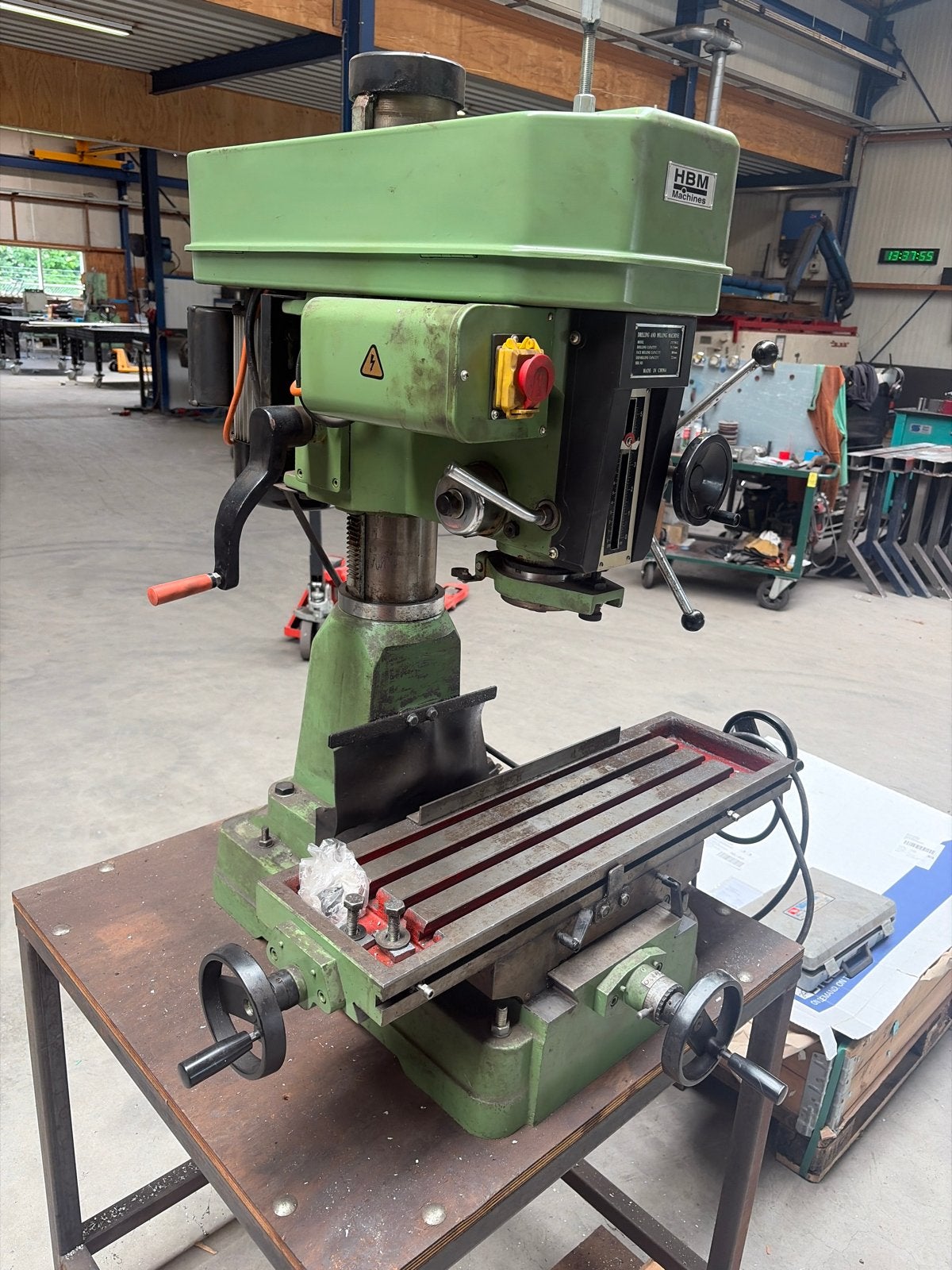 HBM Machines ZX7032 Boor- en Freesmachine 230V, Ophalen