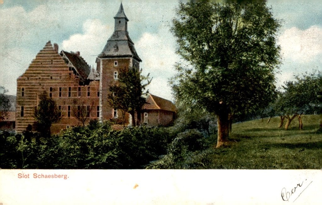 Schaesberg Slot Schaesberg # 686, Verzenden, Voor 1920, Gelopen, Limburg