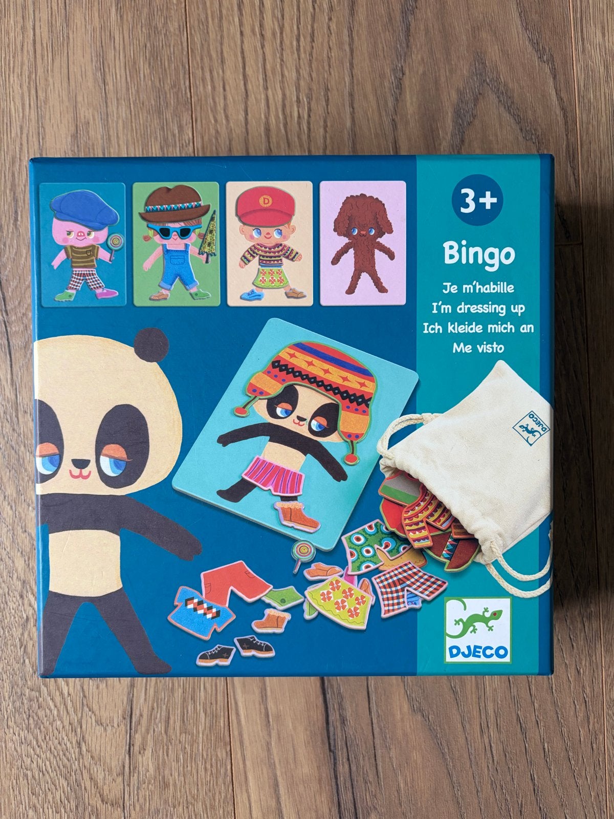 Djeco Bingo 'Je m'habille' aankleedspel voor kinderen, Ophalen, Zo goed als nieuw, Overige typen