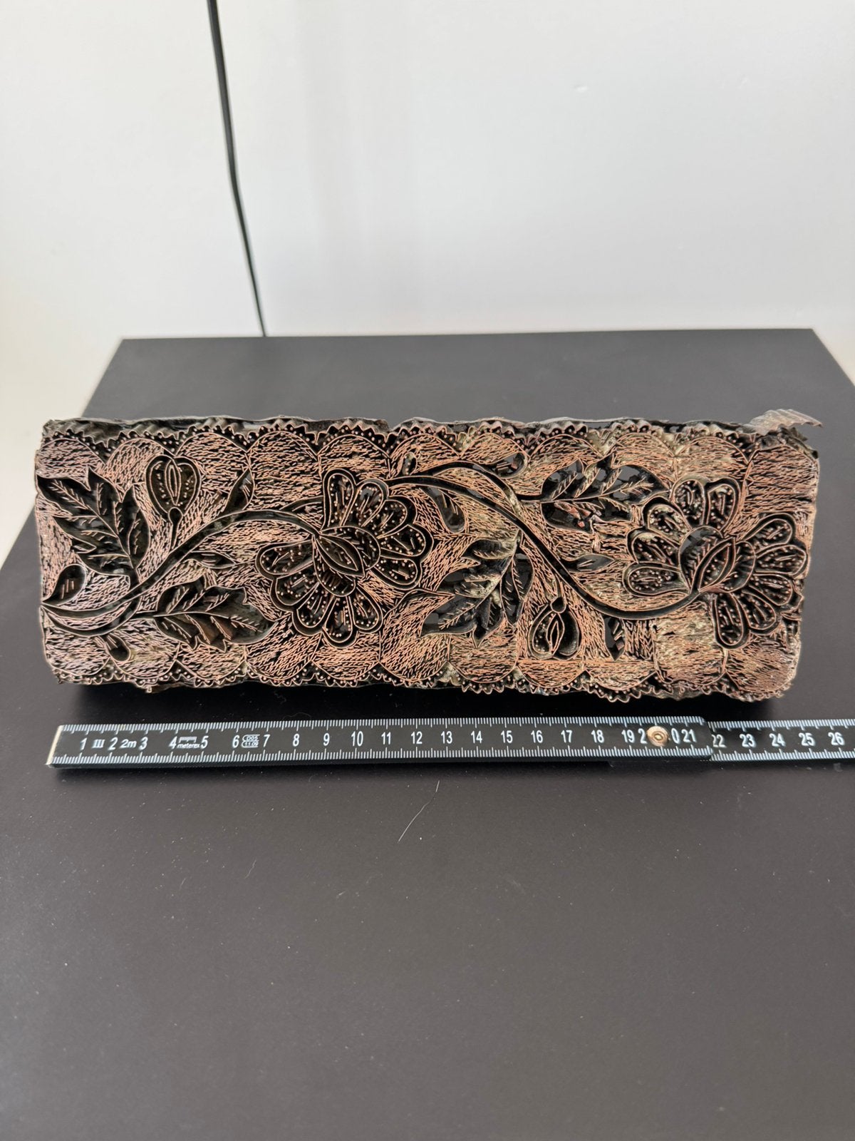 handgemaakte  koperen batikstempel  - mode - kleding, Ophalen of Verzenden