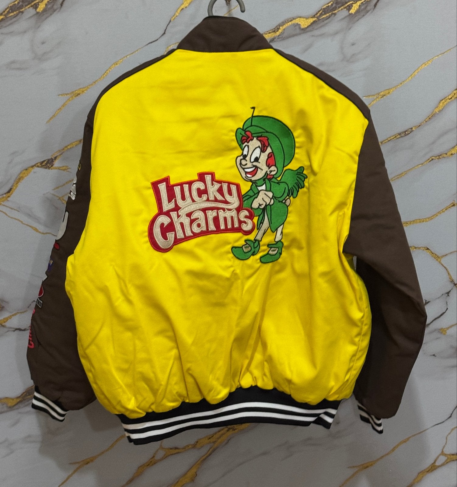 Vintage Lucky Charms NASCAR Racing Jas - Uniek Design, Kleding | Dames, Jassen | Zomer, Ophalen of Verzenden, Nieuw, Maat 46/48 (XL) of groter