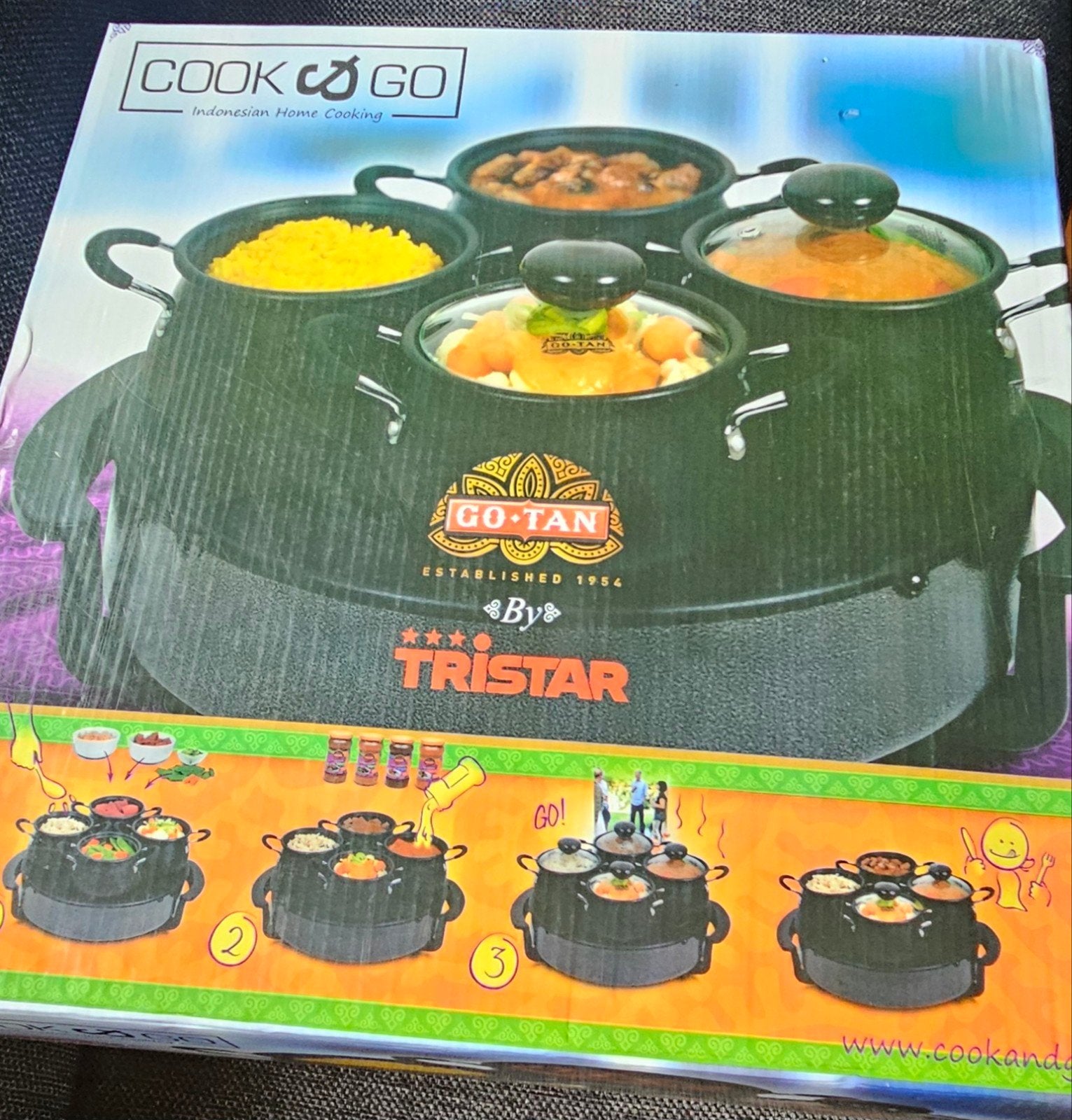 Tristar BP-2981 Wok set 4 personen ( nieuw), Witgoed en Apparatuur, Ophalen, Nieuw, 4 t/m 7 personen