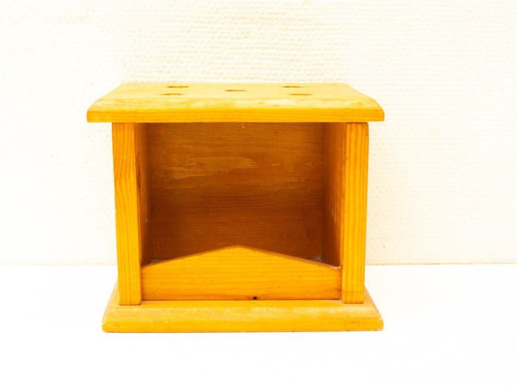 Houten voetenstoof 33788, Huis en Inrichting, Minder dan 50 cm, Gebruikt, 125 cm of meer, Ophalen of Verzenden