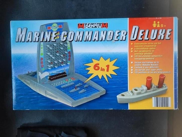 Millennium Marine Commander De Luxe 6 in 1, Hobby en Vrije tijd, Gezelschapsspellen | Bordspellen, Een of twee spelers, Ophalen of Verzenden