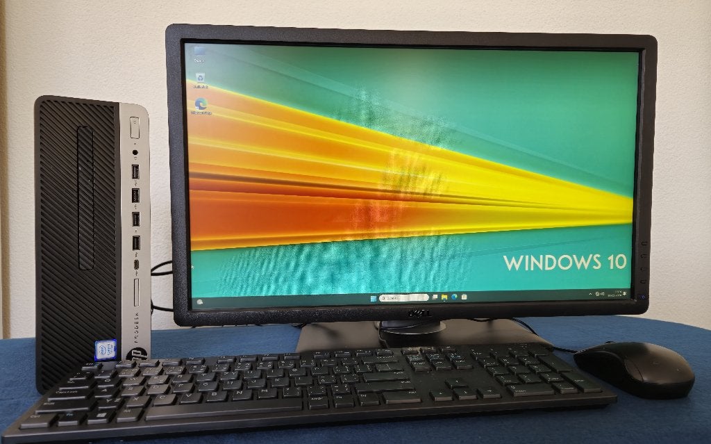 Krachtige Mini HP 600 G3 SFF & Lcd 24 Inch 1M Garantie Win11, Computers en Software, Desktop Pc's, ... HP  ,,,, Met monitor, 8 GB