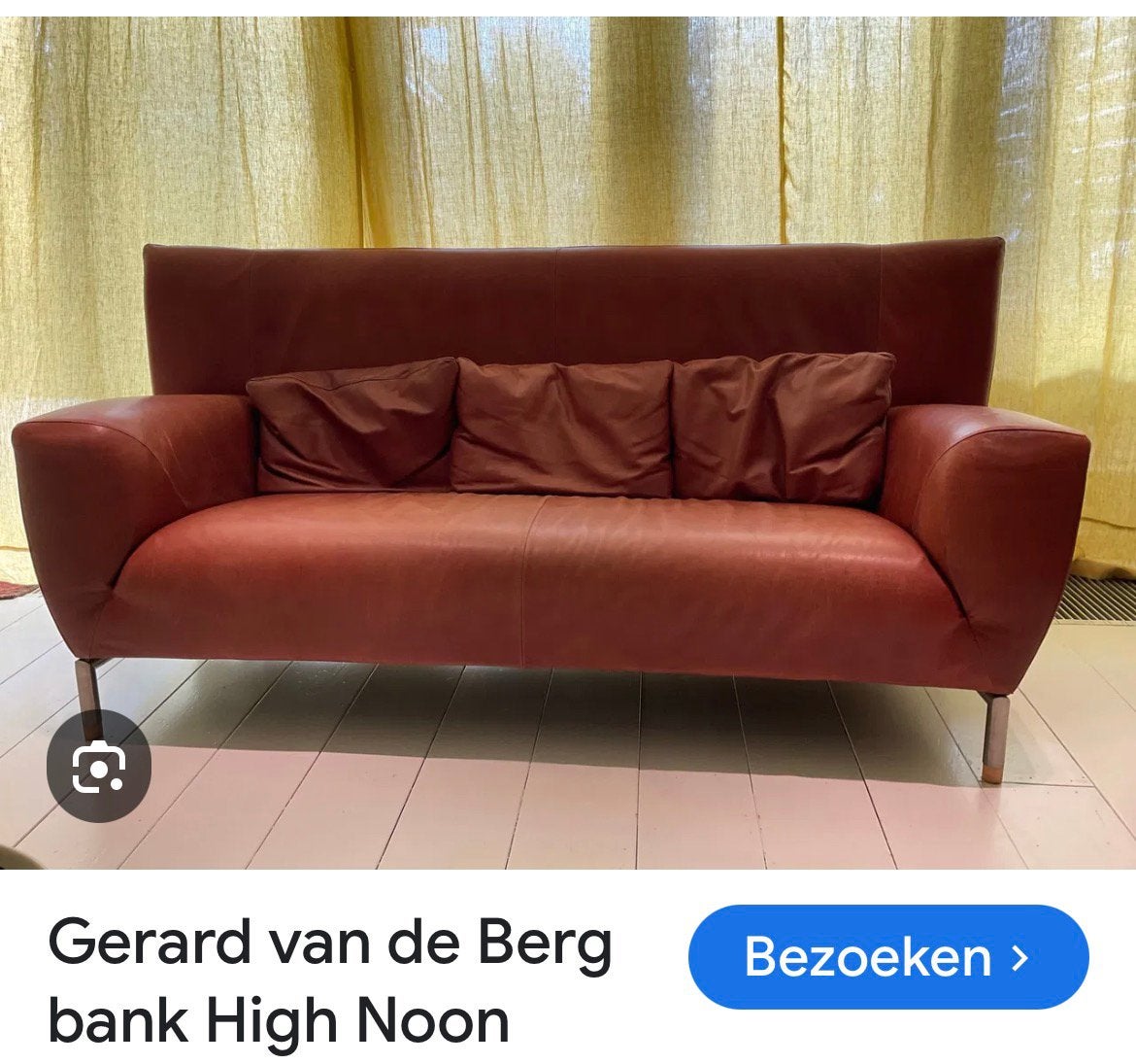 Bankstel, Huis en Inrichting, Ophalen, Design, Driepersoons, Zo goed als nieuw
