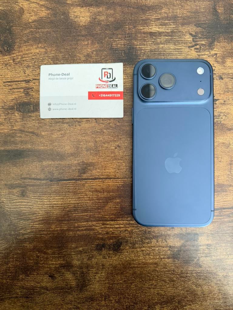 iPhone 17 pro max 256 gb nieuwstaat factuur + Garantie, 256 GB, Apple, Apple, Zwart