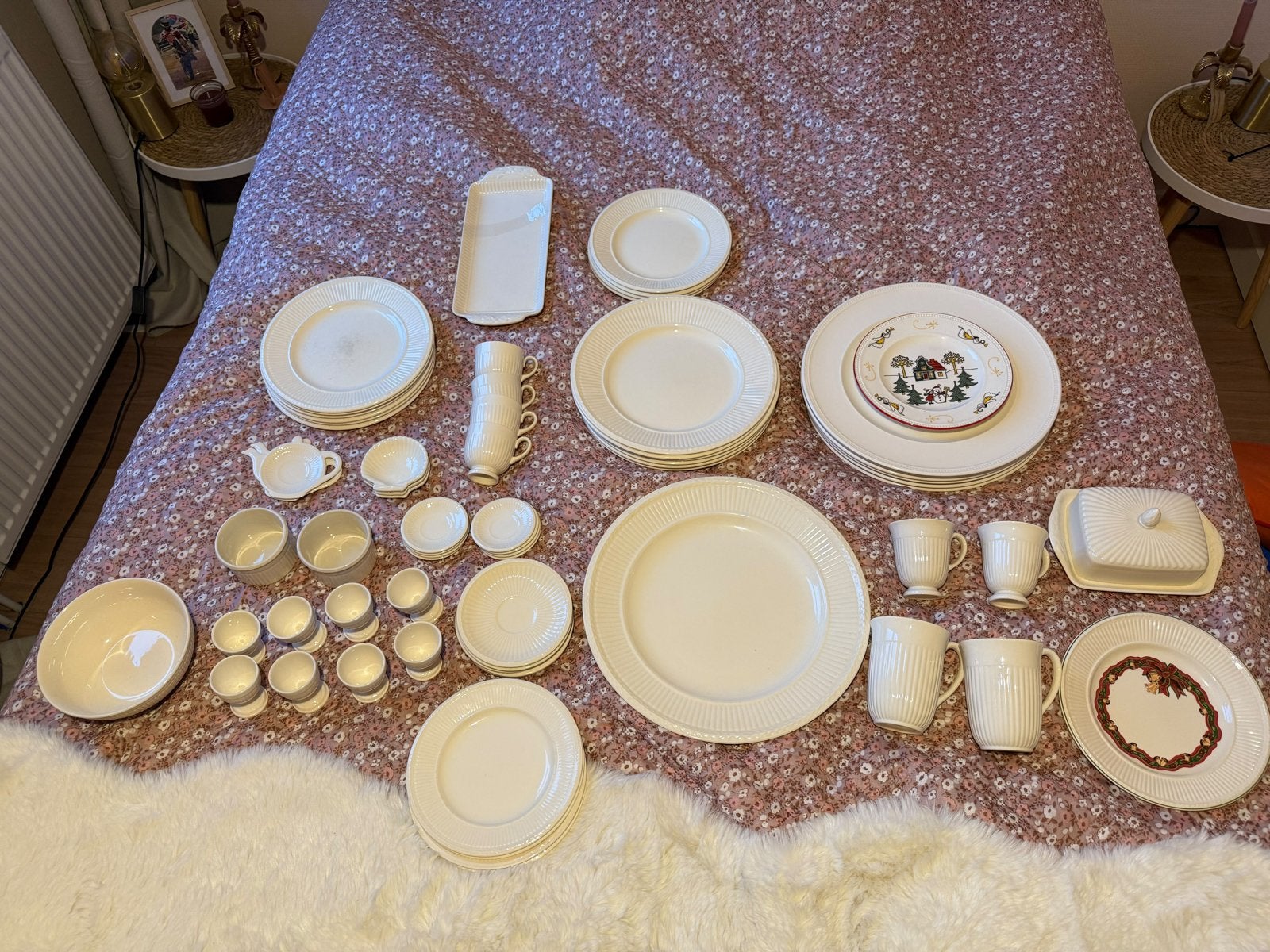 Groot Wedgwood Edme / windsor servies - 60+ delig, Huis en Inrichting, Keuken | Servies, Ophalen, Gebruikt, Wedgwood, Compleet servies