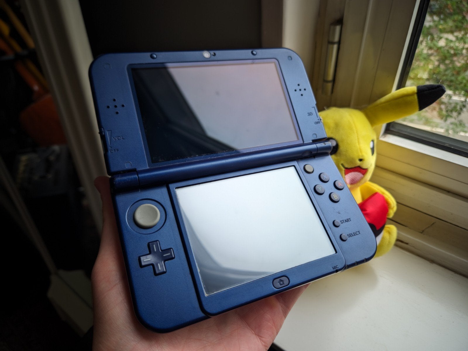 New Nintendo 3DS XL Dual IPS, Spelcomputers en Games, Ophalen of Verzenden, Gebruikt, Blauw, 3DS XL