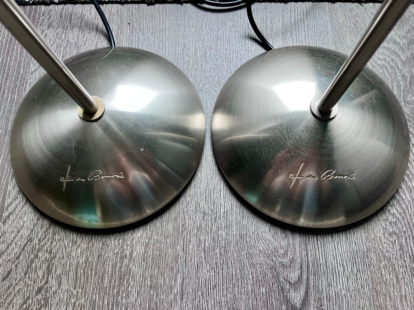 Vloerlampen Set halogeen - Jan des Bouvrie, Huis en Inrichting, Lampen | Vloerlampen, Gebruikt, 150 tot 200 cm, Metaal, Overige fittingen