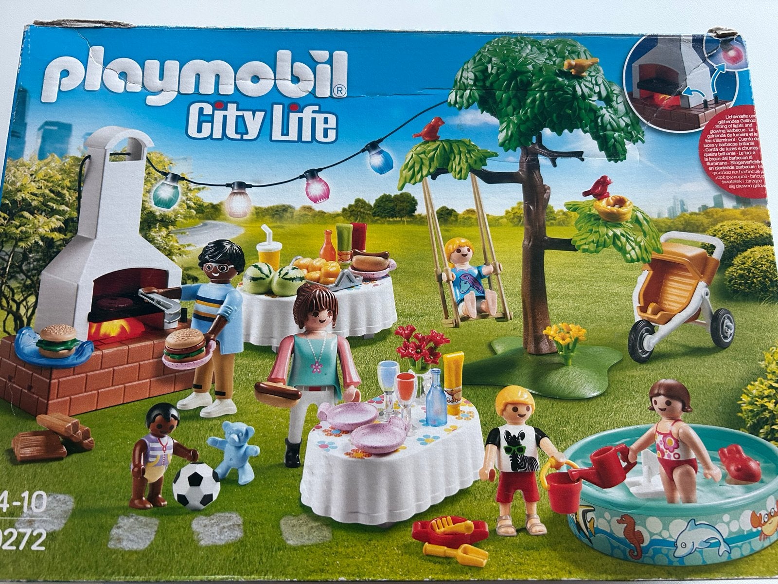 Playmobil City Life 9272 Tuinfeest met BBQ in doos, Ophalen, Complete set, Overige typen, Zo goed als nieuw