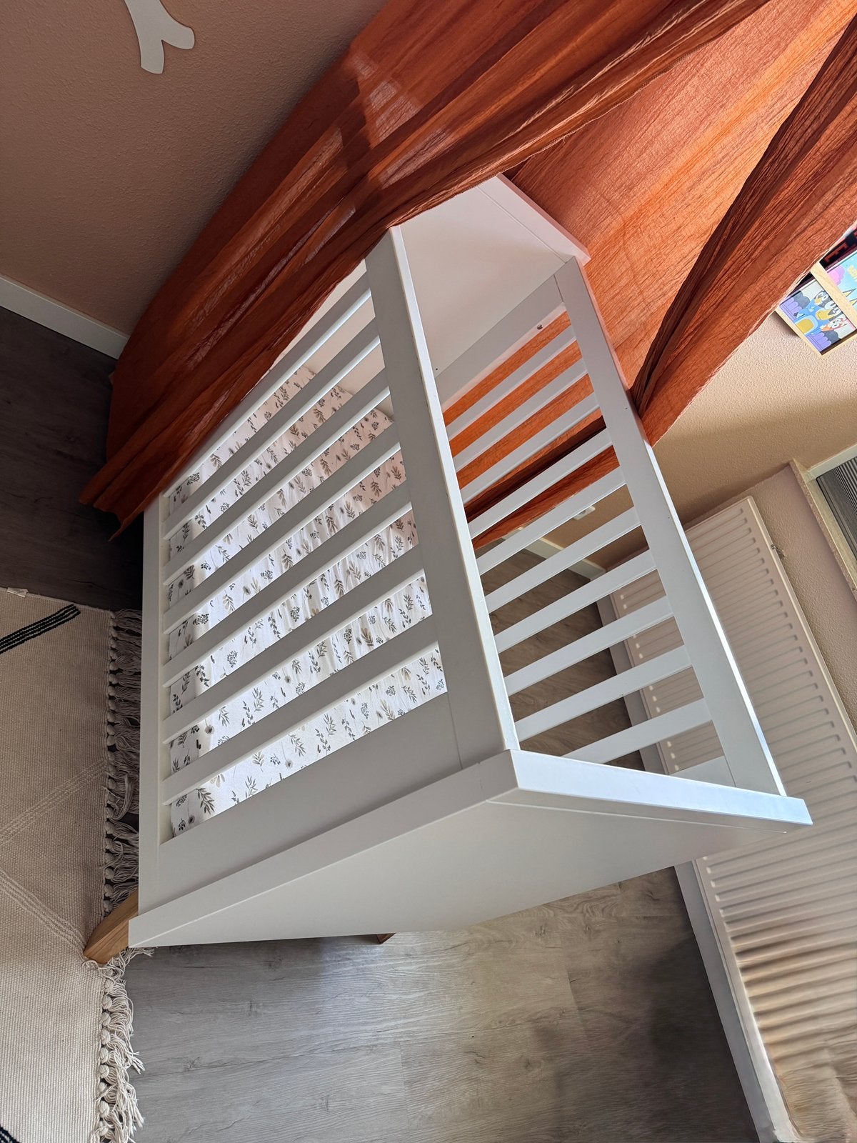 Ledikant, Ophalen, Zo goed als nieuw, Minder dan 140 cm, Matras