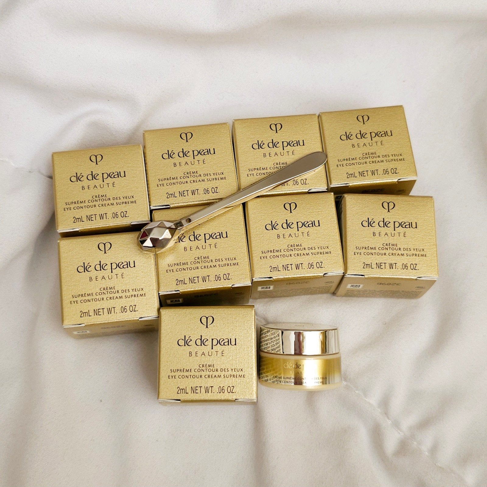 NU €20 ‼️ Cle de Peau Eye Contour Cream Supreme 2 ml crème, Ophalen of Verzenden, Nieuw, Miniatuur