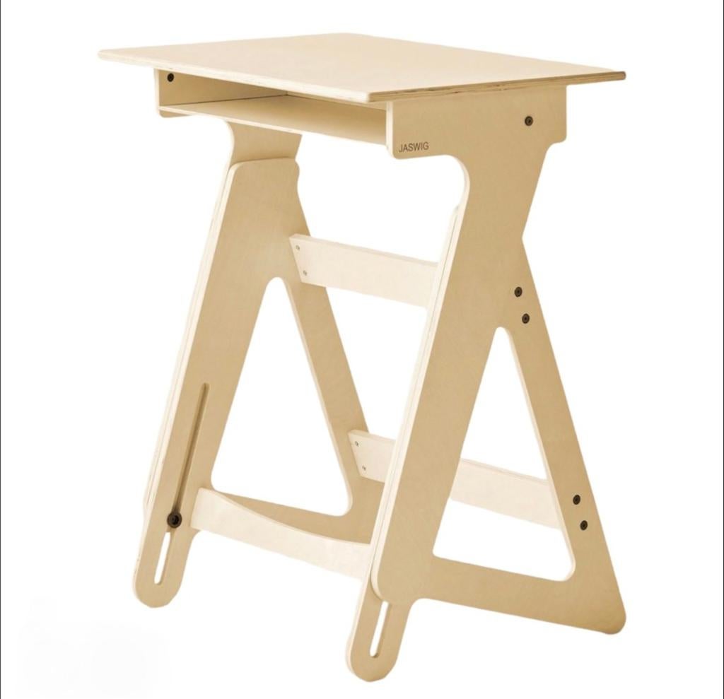 Jaswig zit sta bureau StandUp Nomad, Ophalen, Gebruikt, Scandinavisch, Hout