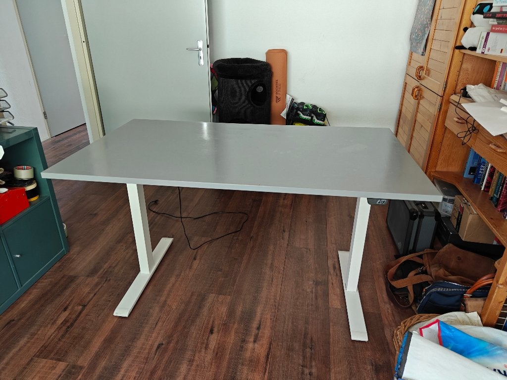 IKEA Rodulf, Huis en Inrichting, Bureaus, Ophalen, Zit-sta bureau, Gebruikt, Spaanplaat of MDF