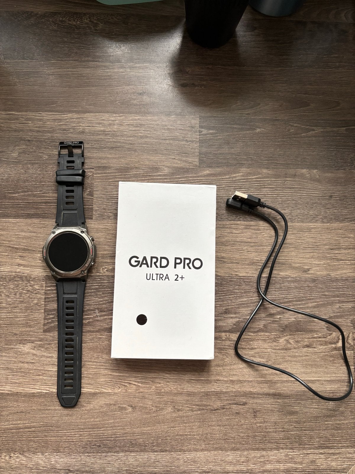 Gard Pro Ultra 2+ Smartwatch met doosje, boekje en oplader, Sieraden, Tassen en Uiterlijk, Smartwatches, Ophalen, Zo goed als nieuw