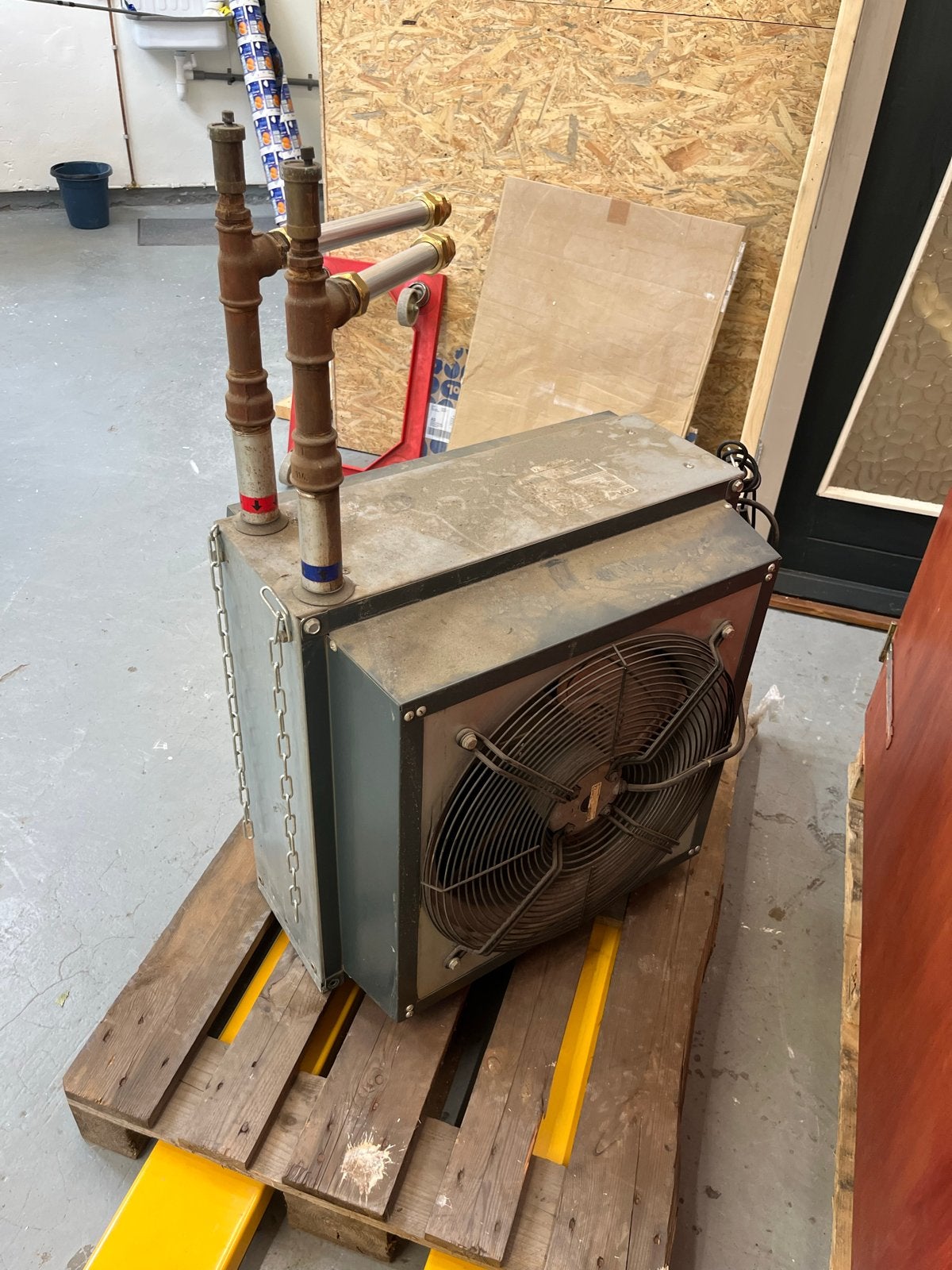 GEA Happel luchtverwarmer / CV heater / warmtewisselaar 230V, Ophalen, 30 tot 80 cm, Gebruikt, Kachel