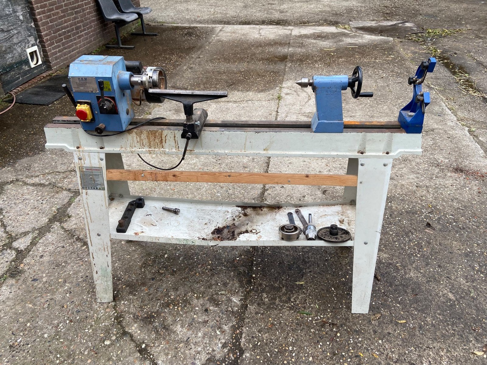 HBM 1100 Vario Houtdraaibank - Goede Staat, Ophalen, Gebruikt, Houtdraaibank, 1000 mm of meer