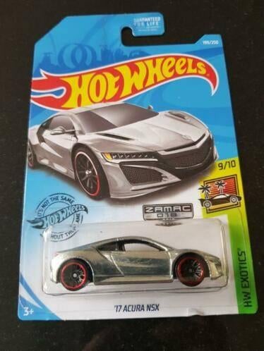 17 Acura Nsx Zamac Hotwheels, Ophalen of Verzenden, Nieuw, Auto
