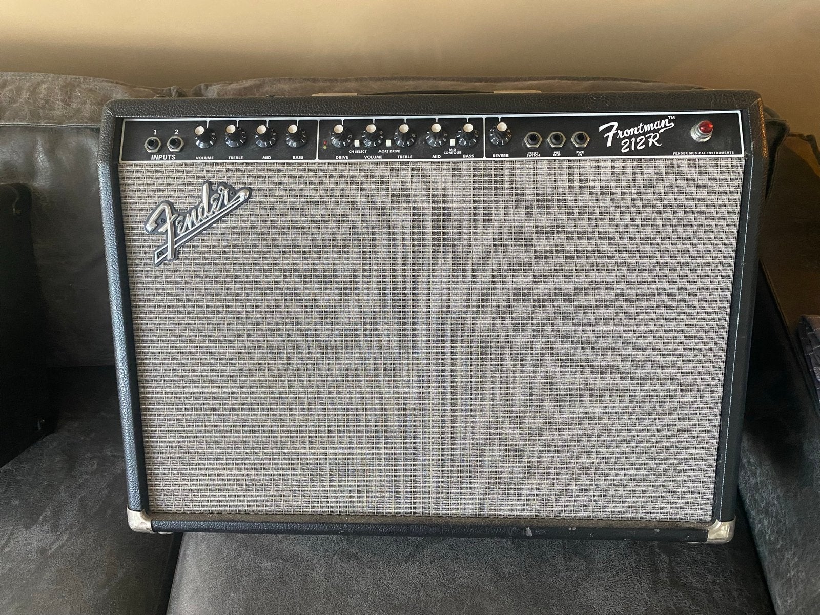 Fender Frontman 212R Gitaarversterker - 100 Watt, Ophalen of Verzenden, Gebruikt, Gitaar, 100 watt of meer