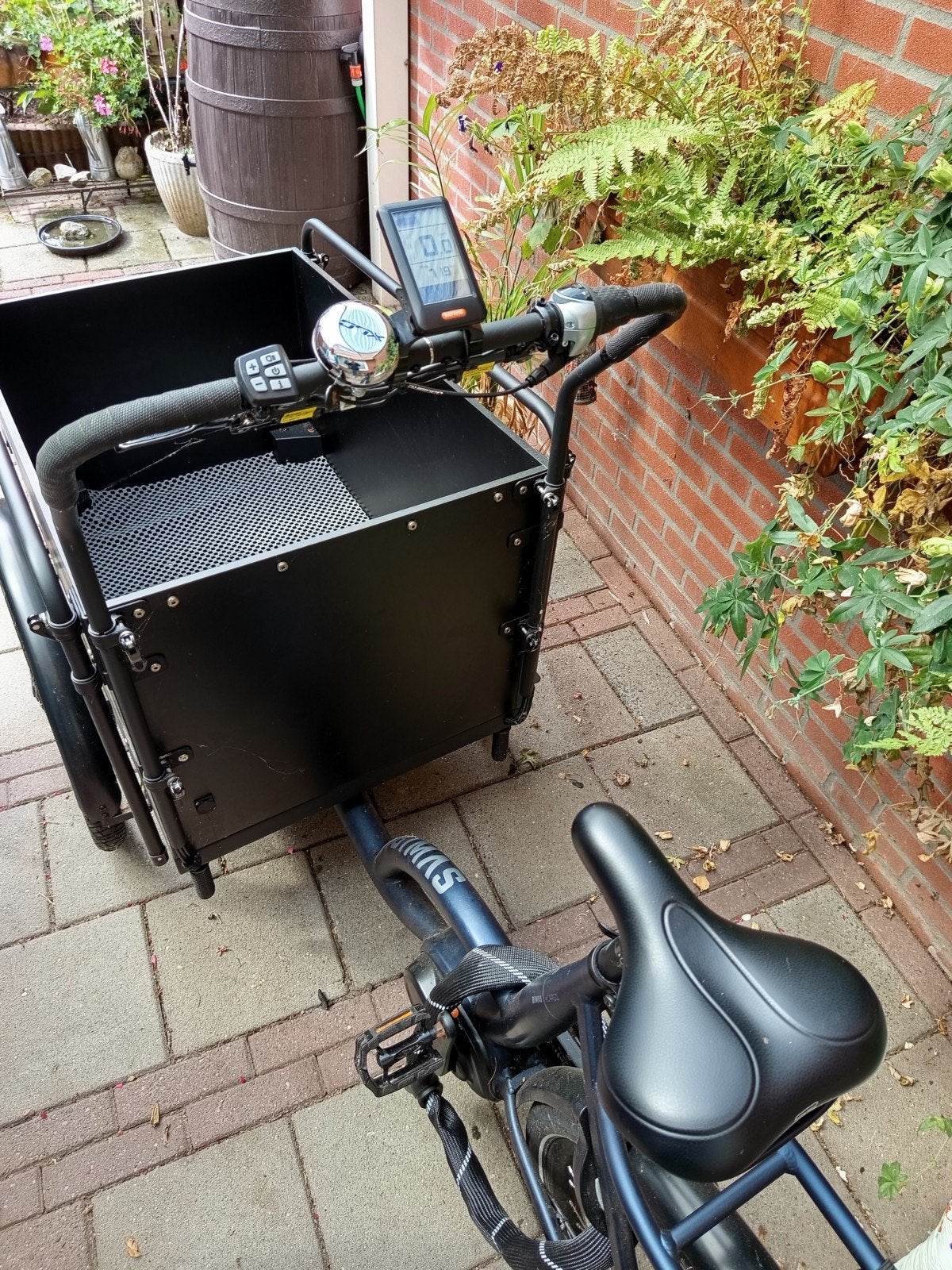 Bimas 3-wiel elektrische bakfiets met Bafang motor, Goederen, Elektrisch, Zo goed als nieuw, Schijfrem