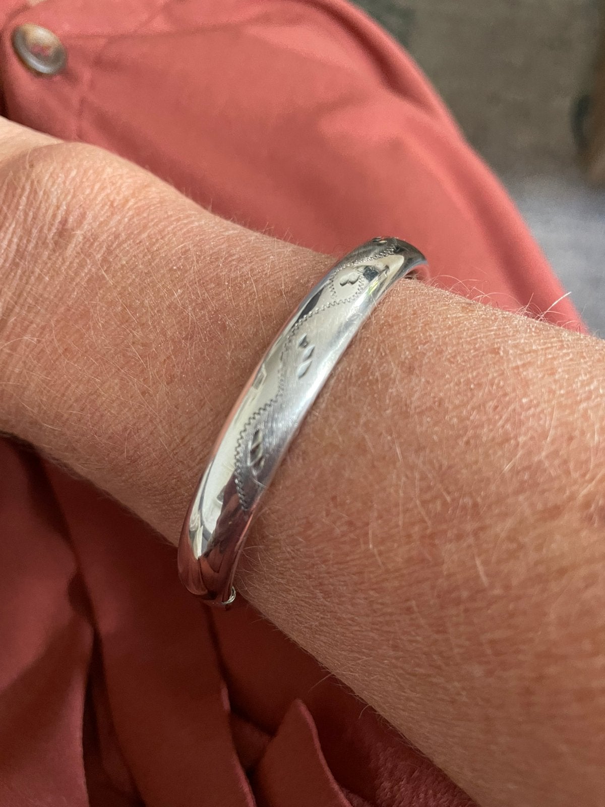 Zilveren bewerkte slaven armband uit 1980 925, Ophalen, Zilver