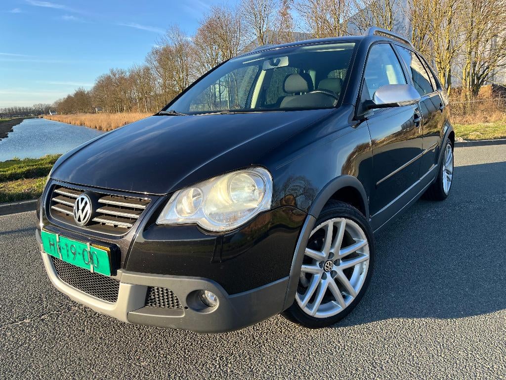 Volkswagen Polo 1.6 77KW Cross 2008 Zwart, Auto's, Volkswagen, Bedrijf, Polo, Benzine, E, Hatchback, Handgeschakeld, Origineel Nederlands