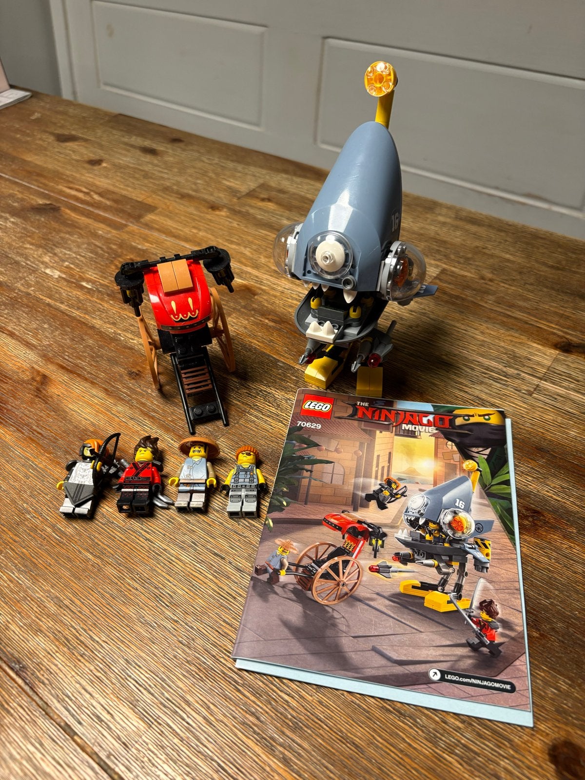Lego Ninjago 70629 Piranha aanval met instructieboekje, Gebruikt, Lego, Ophalen of Verzenden, Inclusief instructies