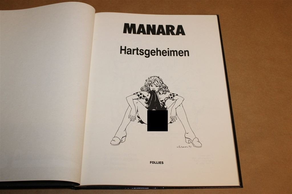 Hartsgeheimen — Erotisch Stripalbum van Manara 1988 HC, Boeken, Stripboeken, Eén stripboek, Ophalen of Verzenden, Gelezen