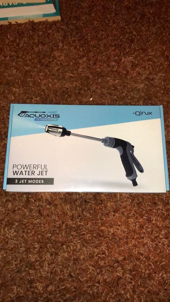 Water Jet Aquoxis 15x waterdruk: past op uw tuinslang., Ophalen of Verzenden, Nieuw, Accu