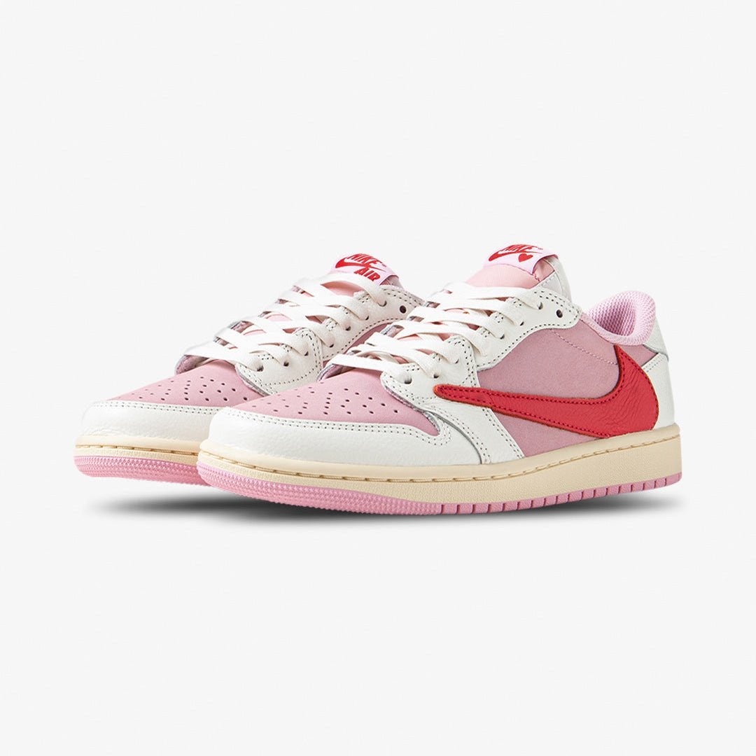 Nike Air Jordan 1 Travis Scott Sail Tropical Pink EU 46, Overige kleuren, Nieuw, Ophalen of Verzenden, Sneakers of Gympen