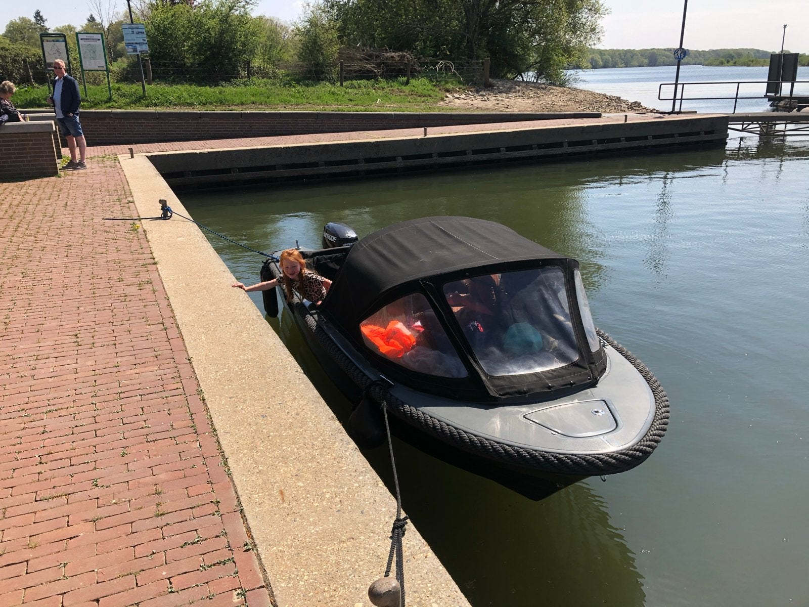 admiraal 475 met 40pk buitenboordmotor, Overige merken, Gebruikt, Afdekzeil, Buitenboordmotor